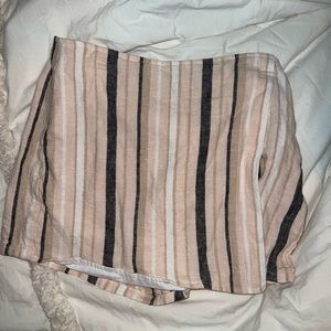Pink striped skort